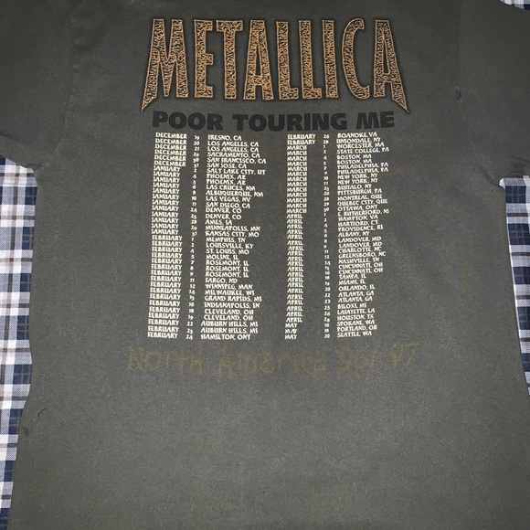 Metallica 1996 tour vintage tee - Picture 4 of 6